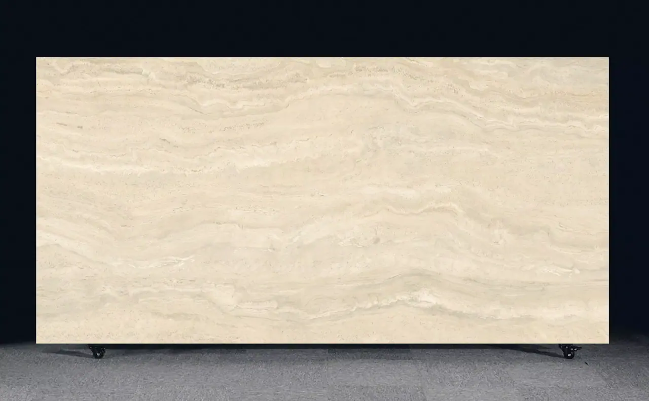 Florim Gold Travertine porcelain slab